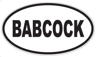 BABCOCK - Oval Magnet