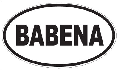BABENA - Oval Magnet