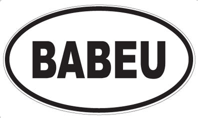BABEU - Oval Magnet