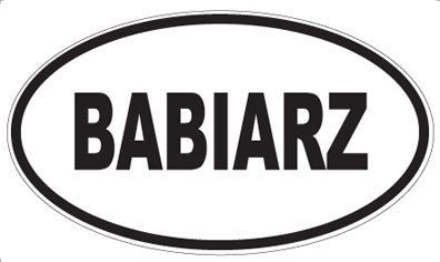 BABIARZ - Oval Magnet