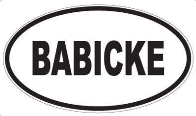 BABICKE - Oval Magnet