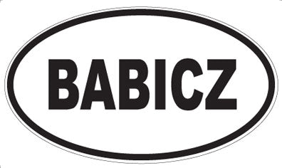 BABICZ - Oval Magnet