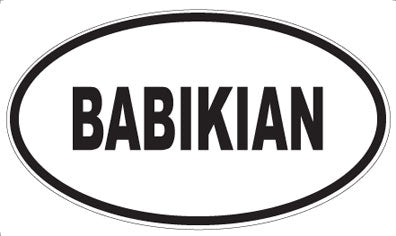 BABIKIAN - Oval Magnet