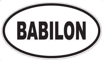 BABILON - Oval Magnet