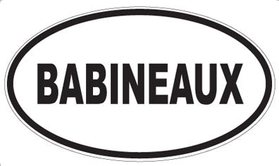 BABINEAUX - Oval Magnet