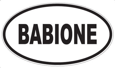 BABIONE - Oval Magnet
