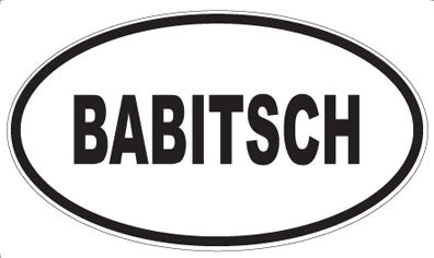 BABITSCH - Oval Magnet