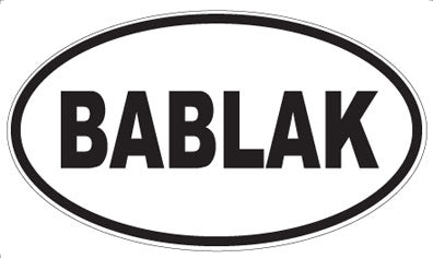 BABLAK - Oval Magnet
