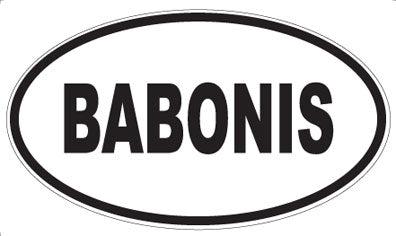 BABONIS - Oval Magnet