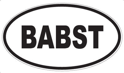 BABST - Oval Magnet