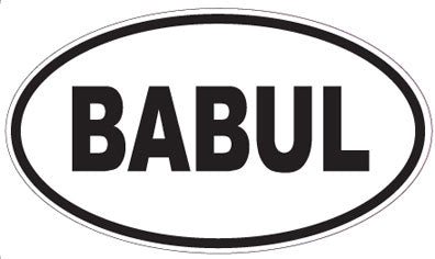 BABUL - Oval Magnet