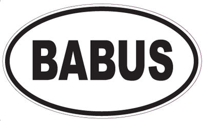BABUS - Oval Magnet