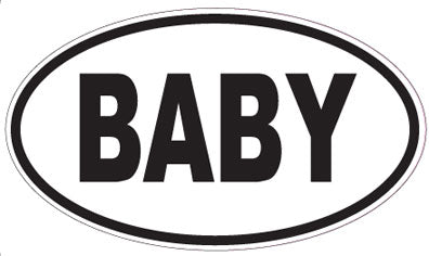 BABY - Oval Sticker