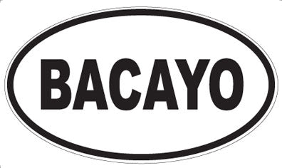 BACAYO - Oval Magnet