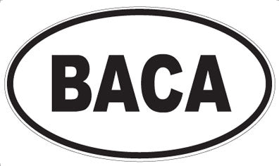 BACA - Oval Magnet