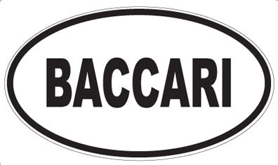 BACCARI - Oval Magnet