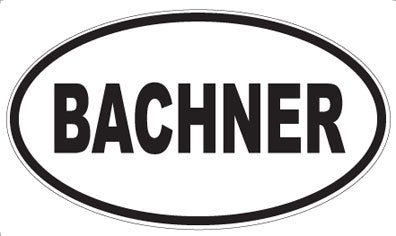 BACHNER - Oval Magnet