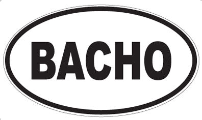 BACHO - Oval Magnet
