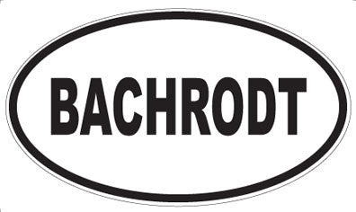 BACHRODT - Oval Magnet