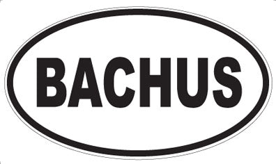 BACHUS - Oval Magnet