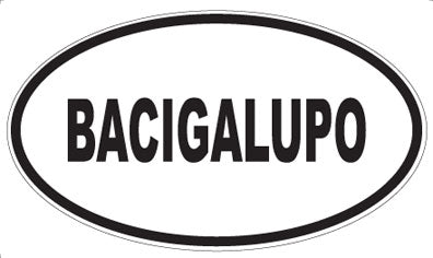 BACIGALUPO - Oval Magnet