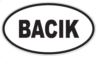 BACIK - Oval Magnet