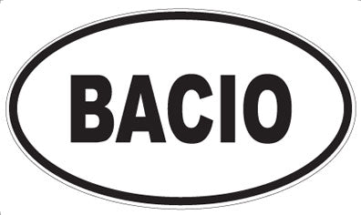 BACIO - Oval Magnet