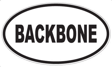 BACKBONE - Oval Magnet