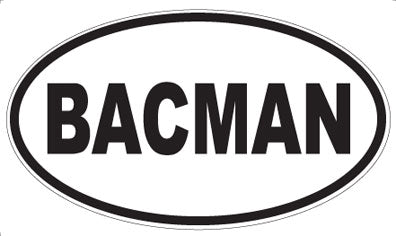 BACMAN - Oval Magnet