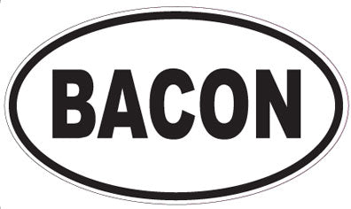 BACON - Oval Magnet