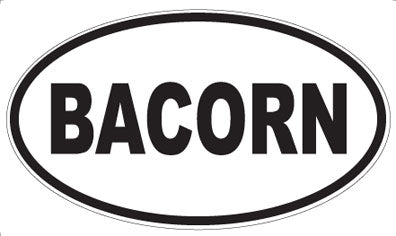 BACORN - Oval Magnet