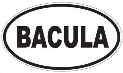 BACULA - Oval Sticker