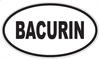 BACURIN - Oval Magnet