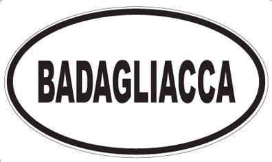 BADAGLIACCA - Oval Magnet