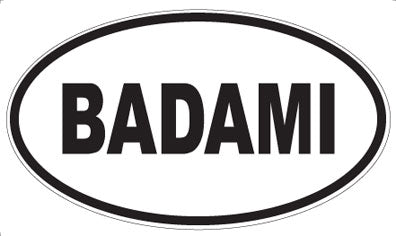 BADAMI - Oval Magnet