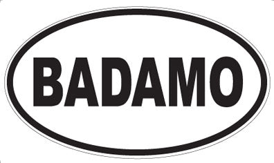 BADAMO - Oval Magnet