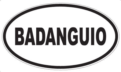 BADANGUIO - Oval Magnet