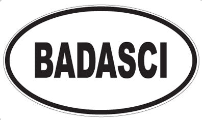 BADASCI - Oval Magnet