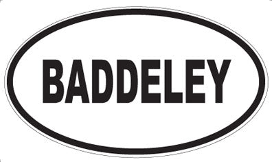 BADDELEY - Oval Magnet
