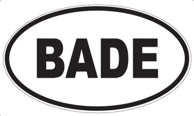 BADE - Oval Magnet