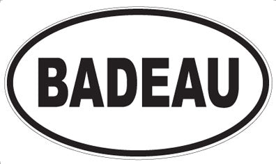 BADEAU - Oval Magnet