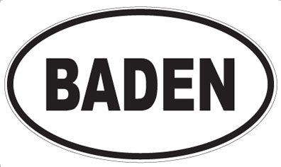 BADEN - Oval Magnet