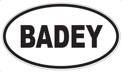 BADEY - Oval Magnet