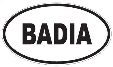 BADIA - Oval Magnet