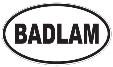 BADLAM - Oval Magnet