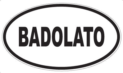 BADOLATO - Oval Magnet