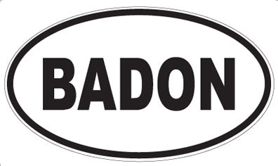 BADON - Oval Magnet