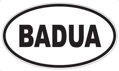 BADUA - Oval Magnet