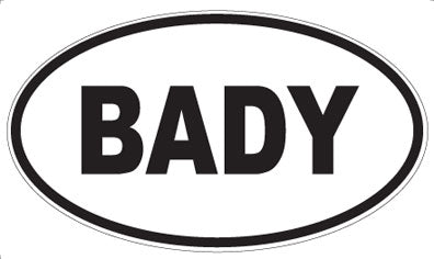 BADY - Oval Magnet