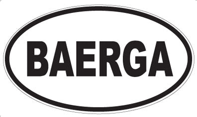 BAERGA - Oval Magnet